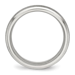 Chisel Stainless Steel Polished Laser Cut 6mm Band