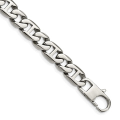 Chisel Stainless Steel Polished 8.25 inch Link Bracelet SRB1100-8.25
