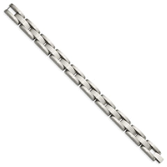 Chisel Stainless Steel Brushed 8 inch Link Bracelet SRB118-8