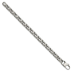 Chisel Stainless Steel Polished 8mm 8.5 inch Fancy Link Bracelet SRB1269-8.5