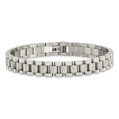 Chisel Stainless Steel Brushed and Polished 8.5 inch Link Bracelet SRB152-8.5