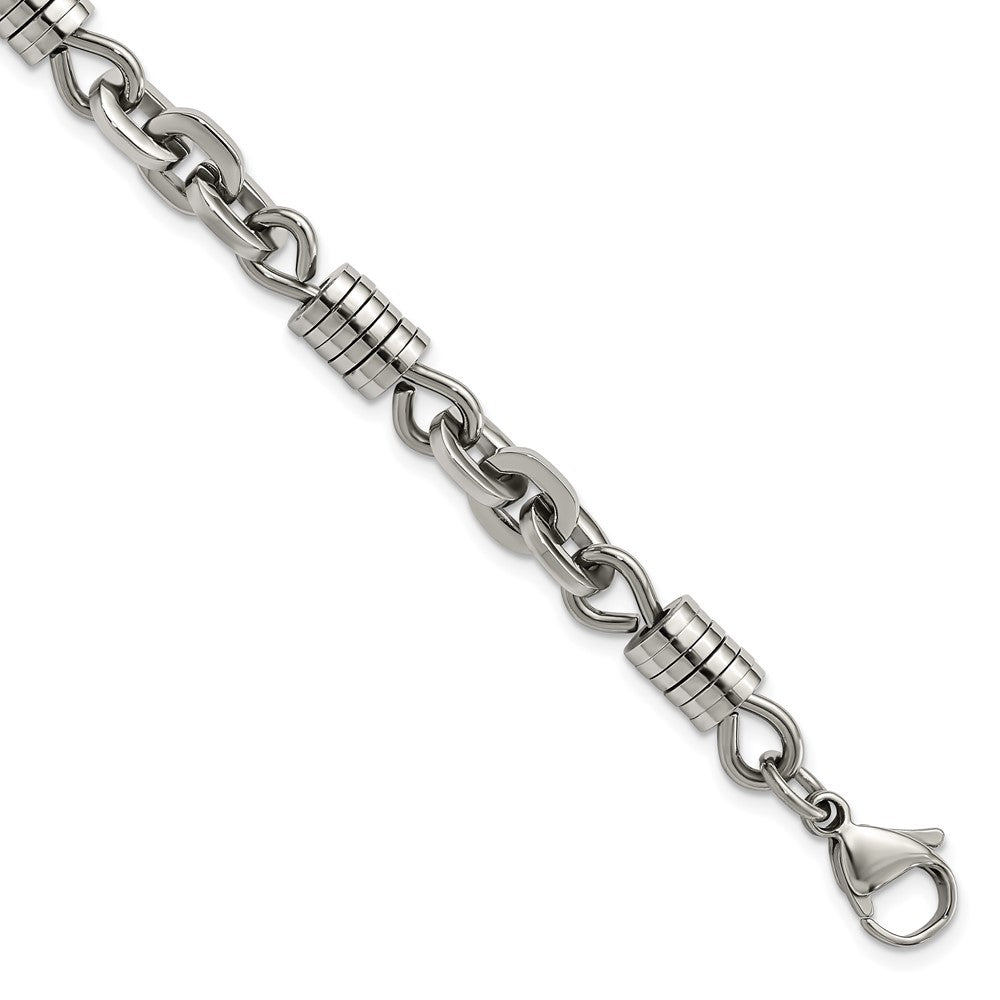 Chisel Stainless Steel Polished 9 inch Bracelet SRB161-9