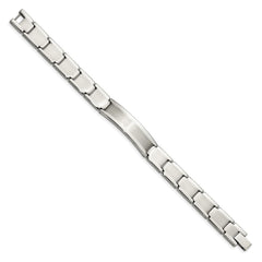 Chisel Stainless Steel Brushed and Polished 8.25 inch ID Bracelet SRB1619-9