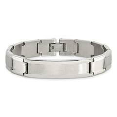 Chisel Stainless Steel Brushed and Polished 8.25 inch ID Bracelet SRB1619-9