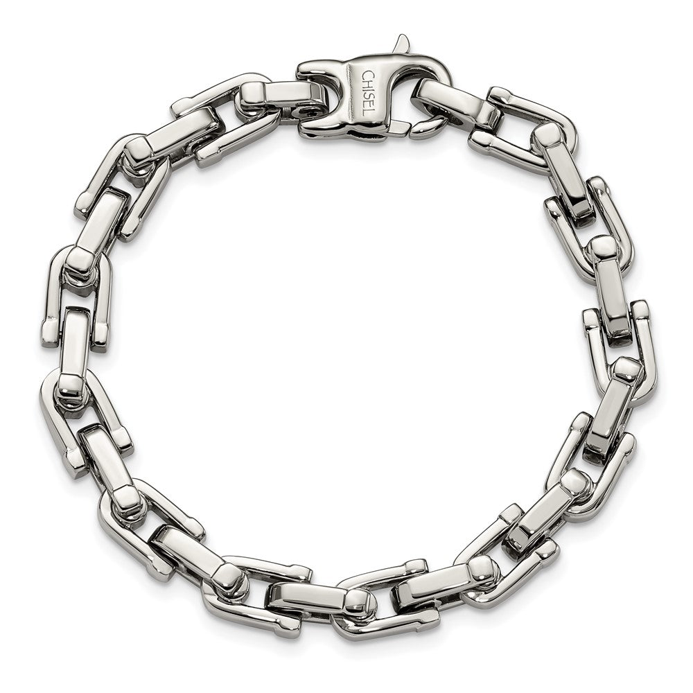 Chisel Stainless Steel Polished 8.5 inch Bracelet SRB164-8.5