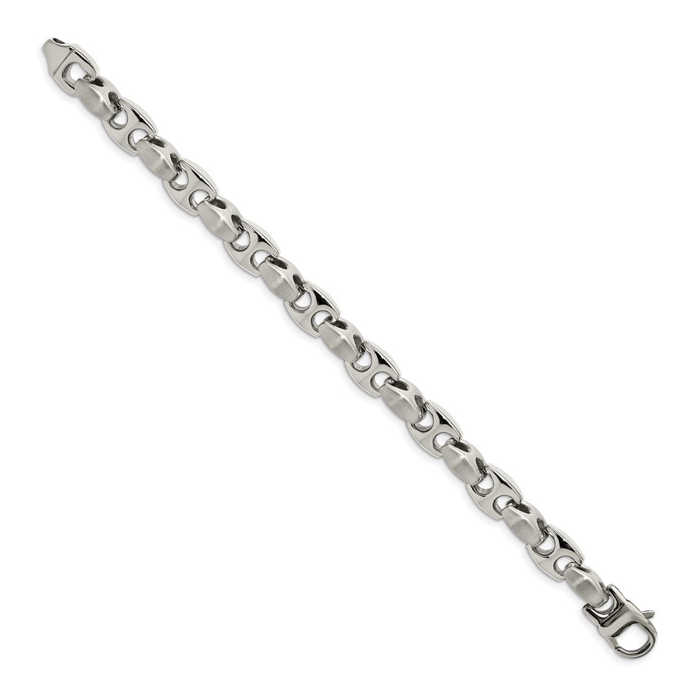 Chisel Stainless Steel Brushed and Polished 8.25 inch Bracelet SRB168-8.25