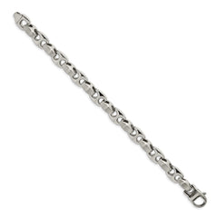 Chisel Stainless Steel Brushed and Polished 8.25 inch Bracelet SRB168-8.25