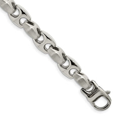 Chisel Stainless Steel Brushed and Polished 8.25 inch Bracelet SRB168-8.25