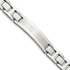 Chisel Stainless Steel Brushed and Polished 8.25 inch ID Bracelet SRB2013-8.25