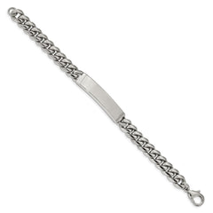 Chisel Stainless Steel Polished Curb Chain 8.25 inch ID Bracelet SRB2225-8.25