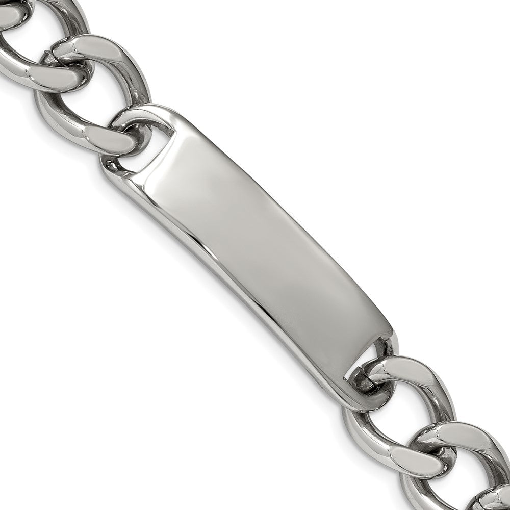Chisel Stainless Steel Polished Curb Link 8.75 inch ID Bracelet SRB225-9