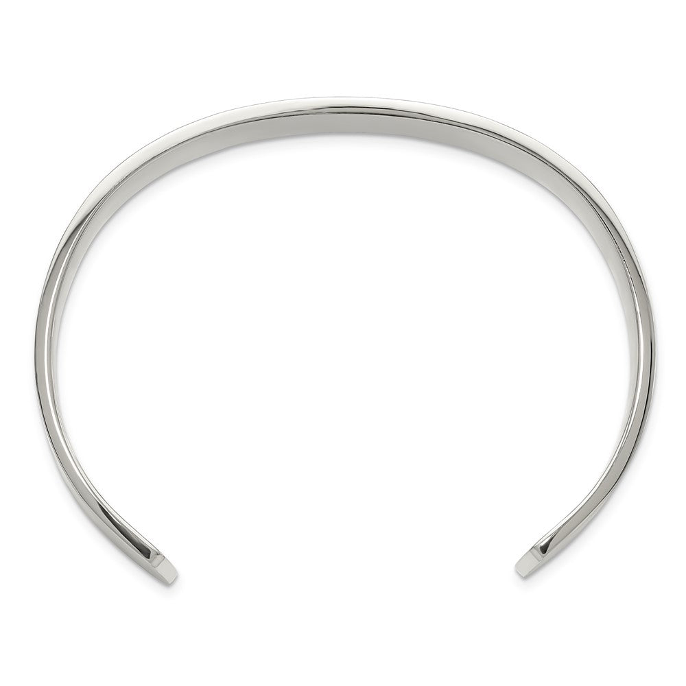 Chisel Stainless Steel Brushed 12mm Cuff Bangle SRB261