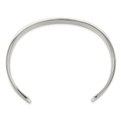 Chisel Stainless Steel Brushed 12mm Cuff Bangle SRB261