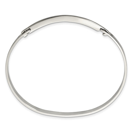 Chisel Stainless Steel Polished Flexible 4.75mm Bangle SRB2839