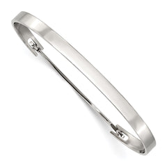 Chisel Stainless Steel Polished Flexible 4.75mm Bangle SRB2839