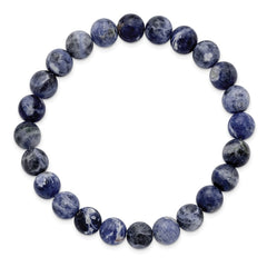 Chisel 8mm Sodalite Agate Beaded Stretch Bracelet SRB2858