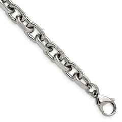 Chisel Stainless Steel Polished 8.5mm 8.75 inch Cable Bracelet SRB2913-8.75