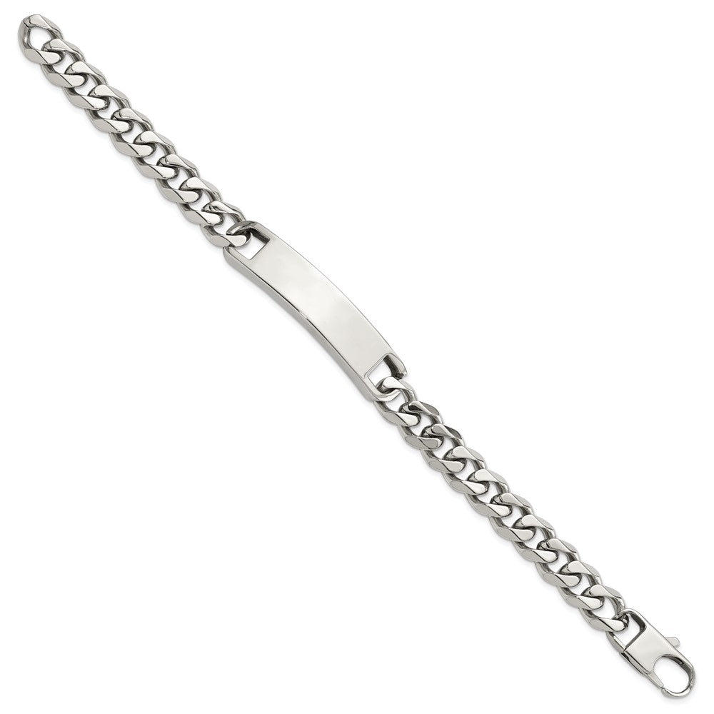 Chisel Stainless Steel Polished Curb Link 8.5 inch ID Bracelet SRB3086-8.5