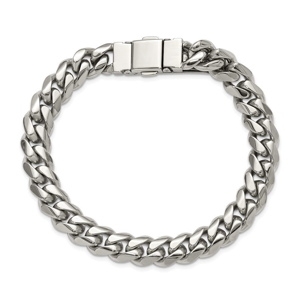 Chisel Stainless Steel Polished 10mm 8.25 inch Link Bracelet SRB3291-8.25