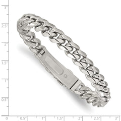 Chisel Stainless Steel Polished 10mm 8.25 inch Link Bracelet SRB3291-8.25