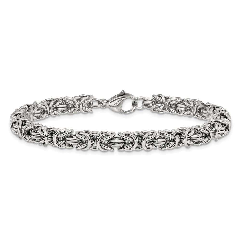 Chisel Stainless Steel Polished 6mm 8.5 inch Fancy Link Bracelet SRB3303-8.5