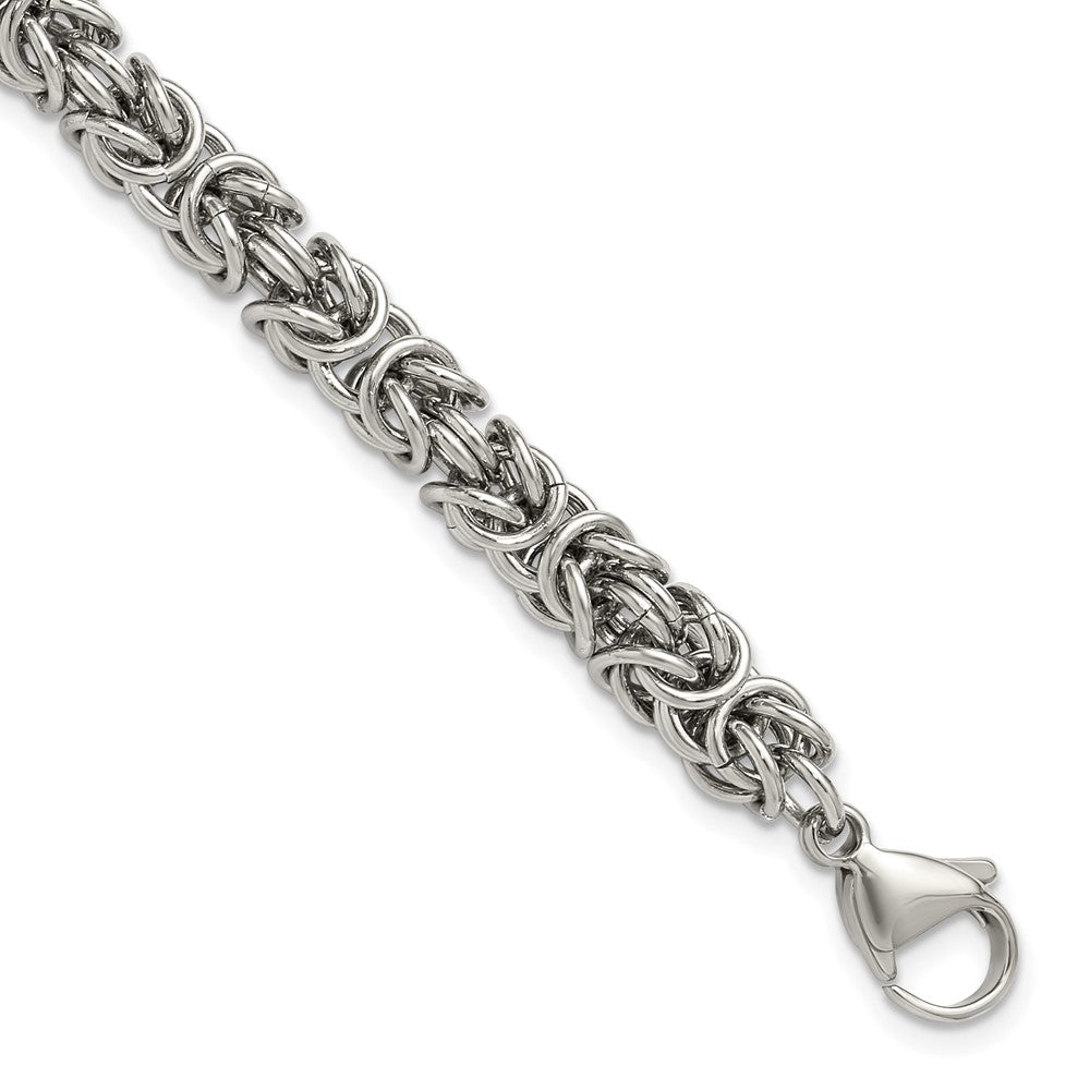 Chisel Stainless Steel Polished 6mm 8.5 inch Fancy Link Bracelet SRB3303-8.5