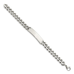 Chisel Stainless Steel Polished Curb Chain 8.5 inch ID Bracelet SRB787-8.5