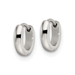SRE1155 Chisel Stainless Steel Polished 2mm Endless Hinged Hoops
