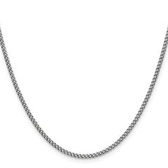Chisel Stainless Steel Antiqued 2mm 20 inch Round Curb ChainSRN1006