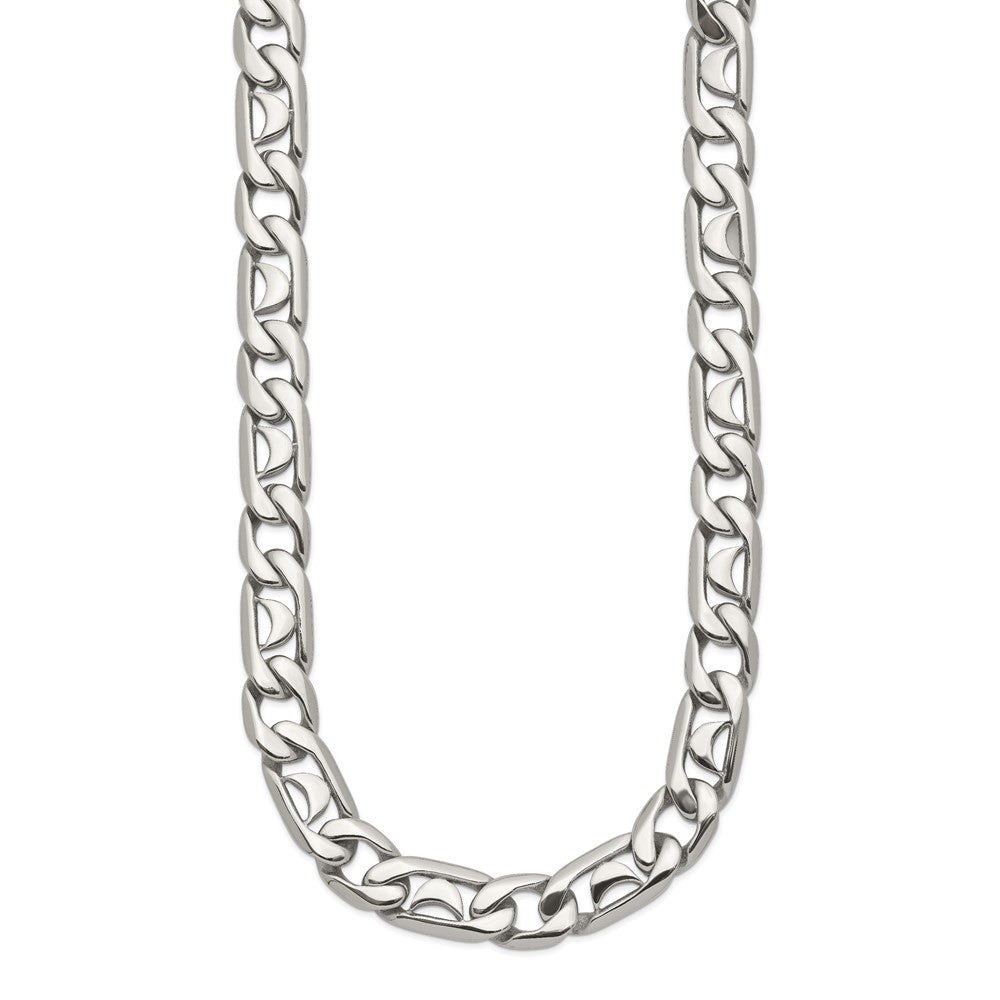 Chisel Stainless Steel Polished 24 inch Fancy Link Necklace SRN1092-24