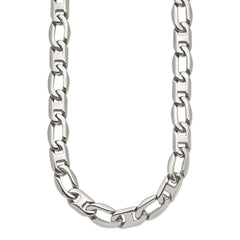 Chisel Stainless Steel Polished 24 inch Open Link Necklace SRN1098-24