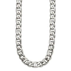 Chisel Stainless Steel Polished 24 inch Link Necklace SRN1100-24