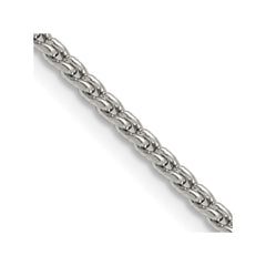 Chisel Stainless Steel Polished 2.5mm 16 inch Fancy Link ChainSRN1618