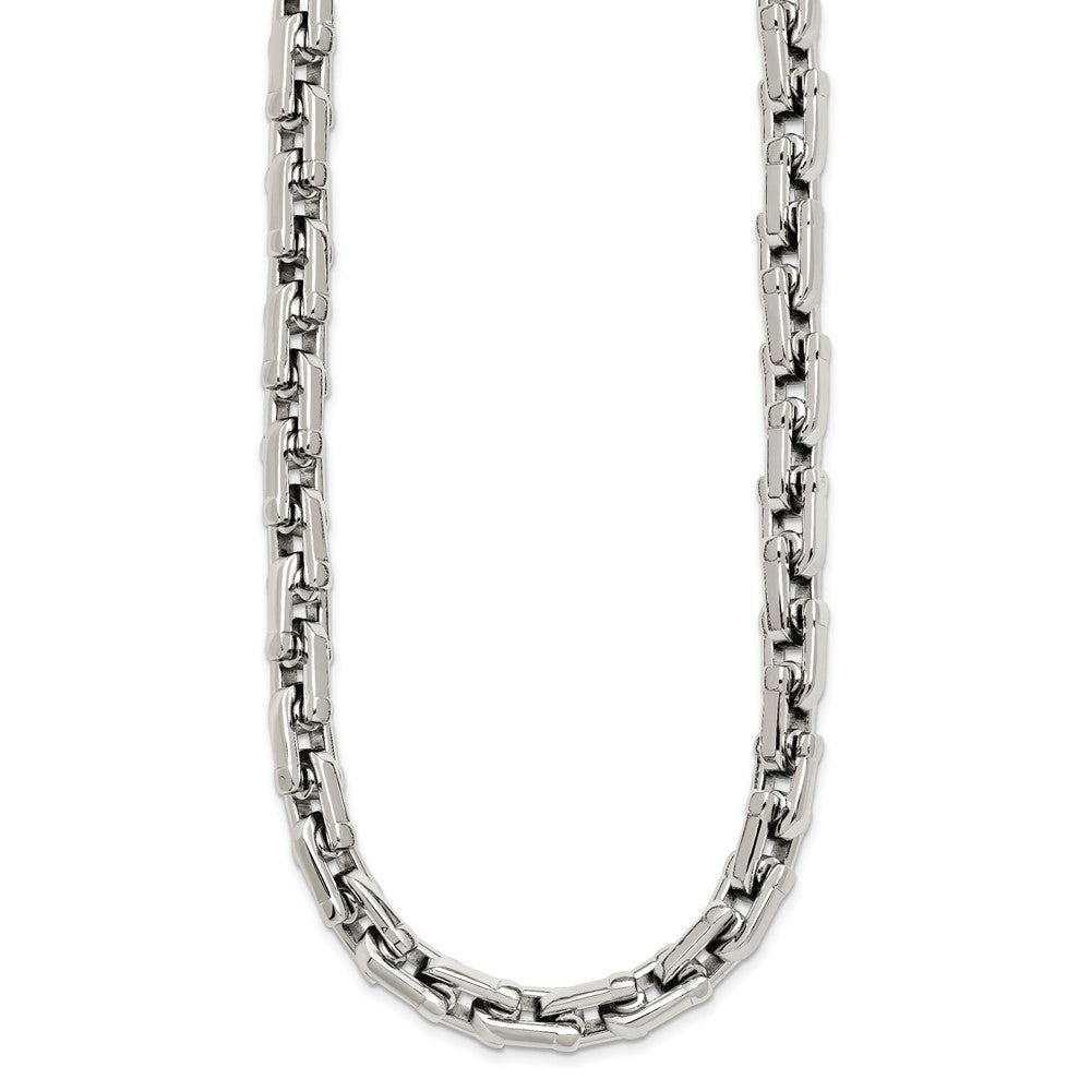 Chisel Stainless Steel Polished 20 inch Link Necklace SRN164-20