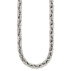 Chisel Stainless Steel Polished 20 inch Link Necklace SRN164-20
