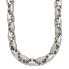 Chisel Stainless Steel Brushed and Polished 20 inch Necklace SRN168-20