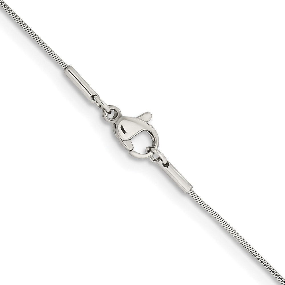 Chisel Stainless Steel Polished .90mm 20 inch Snake ChainSRN2021