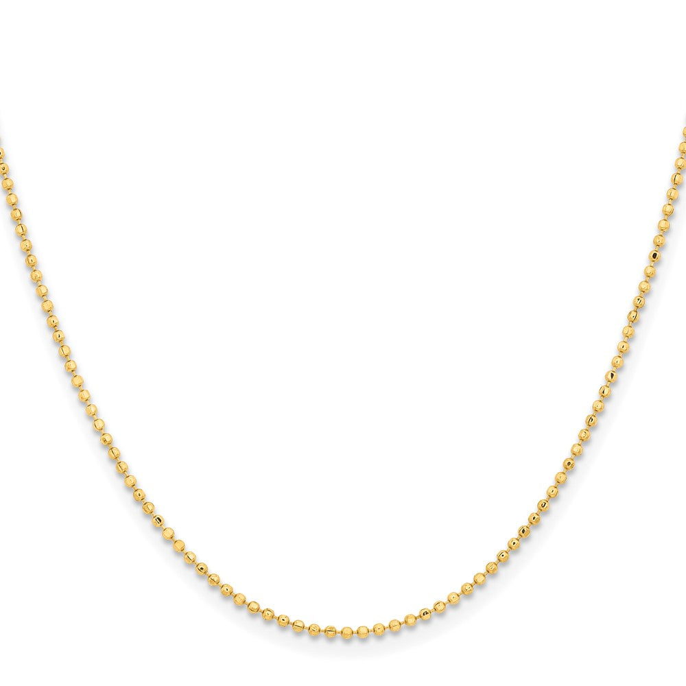 Chisel Gold-tone Brass 1.50mm Plated 20 inch  Ball ChainSRN211