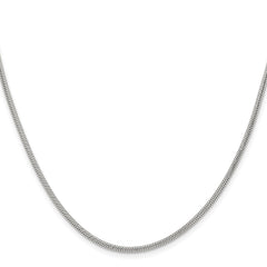 Chisel Stainless Steel Polished 2mm 20 inch Snake ChainSRN217