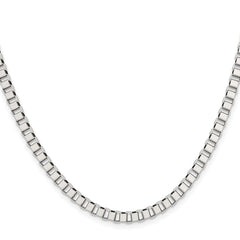 Chisel Stainless Steel Polished 4mm 22 inch Box ChainSRN221