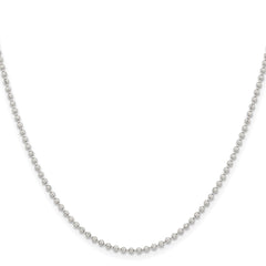 Chisel Stainless Steel Polished 2mm 18 inch Ball ChainSRN222