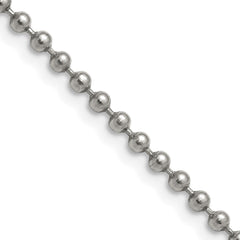 Chisel Stainless Steel Polished 3mm 18 inch Ball ChainSRN223
