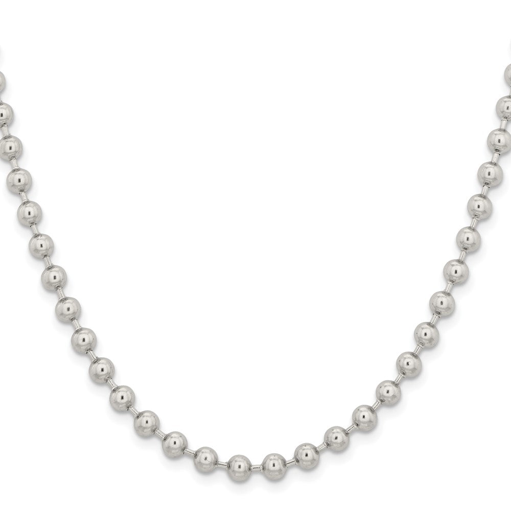 Chisel Stainless Steel Polished 5mm 24 inch Ball Chain SRN224