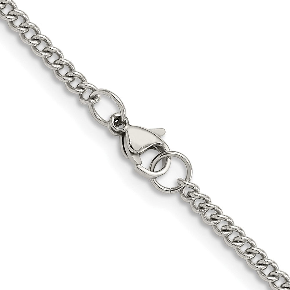 Chisel Stainless Steel Polished 3mm 22 inch Curb ChainSRN225