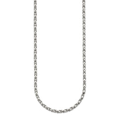 Chisel Stainless Steel Polished 20 inch Fancy Link ChainSRN2544