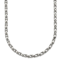 Chisel Stainless Steel Polished 18 inch Fancy Link ChainSRN2544