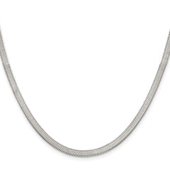 Chisel Stainless Steel Polished 3.90mm 22 inch Herringbone ChainSRN2872