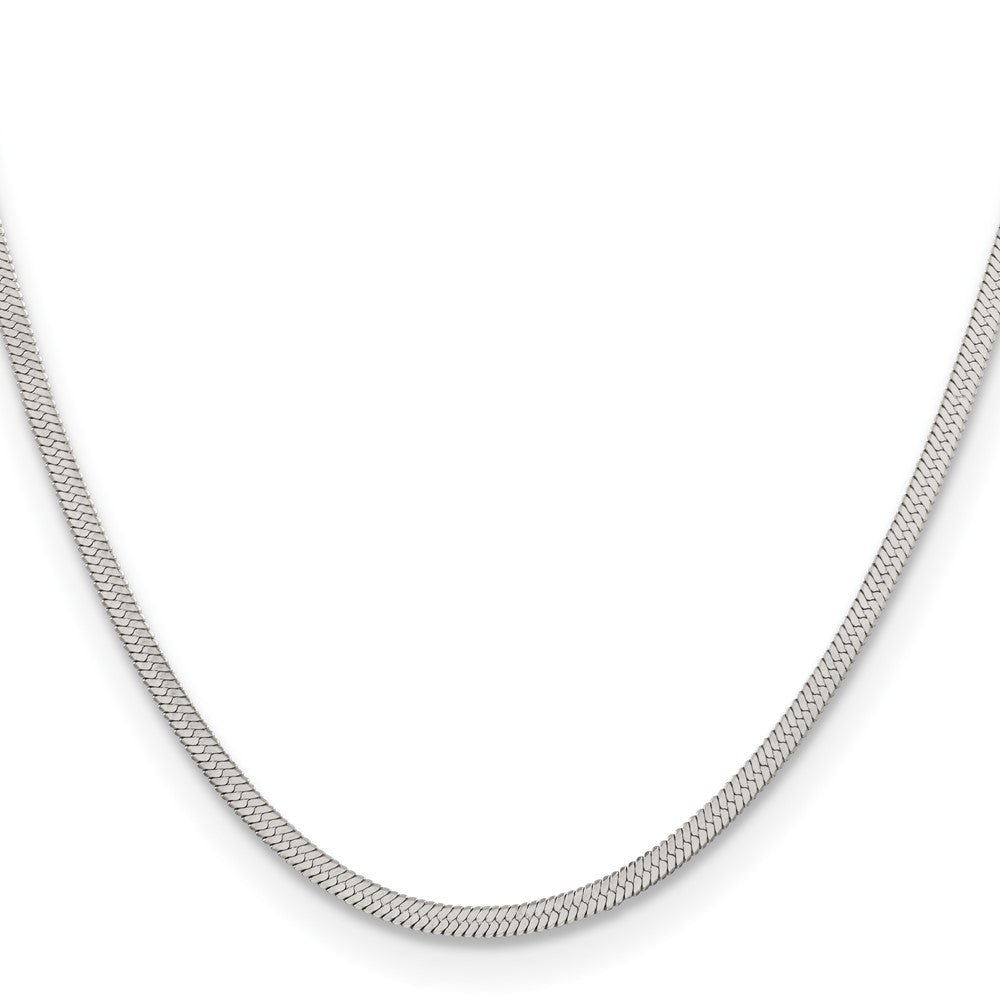 Chisel Stainless Steel Polished 3.4mm 22 inch Herringbone ChainSRN2873