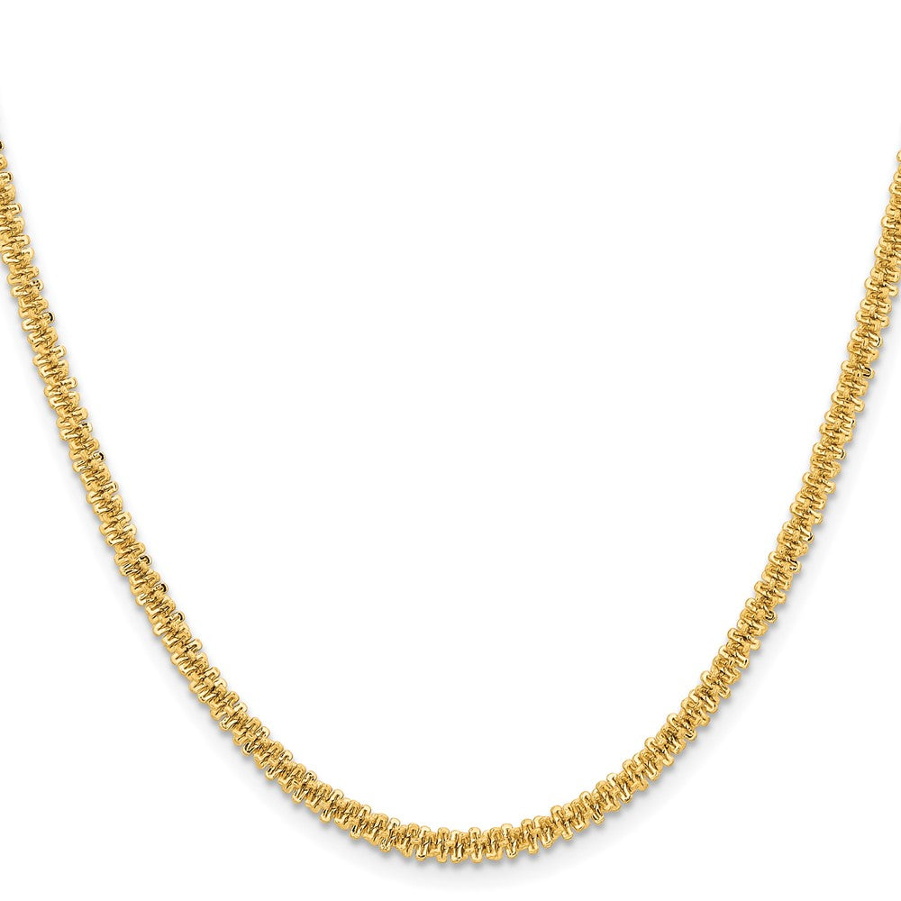 Chisel Stainless Steel Polished Yellow IP-plated 3mm 22 inch Cyclone ChainSRN2874