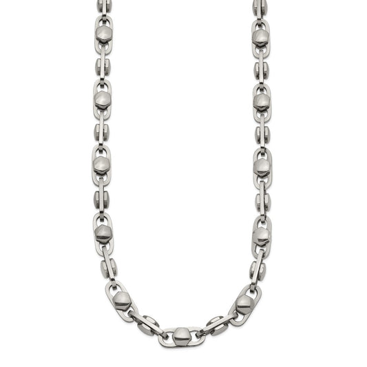 Chisel Stainless Steel Polished 6.50mm 24 inch Necklace SRN3042-24